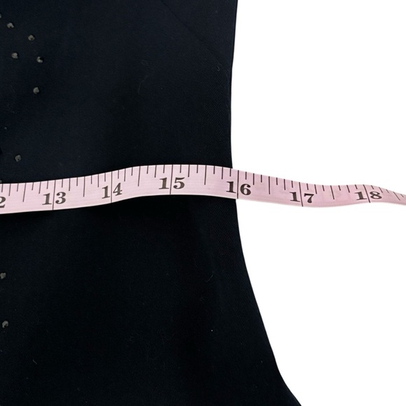 CACHE’ - SIZE 12 - DARK NAVY & SWAROVSKI STONES - VERY FITTED - GREAT COND - S - Picture 9 of 14